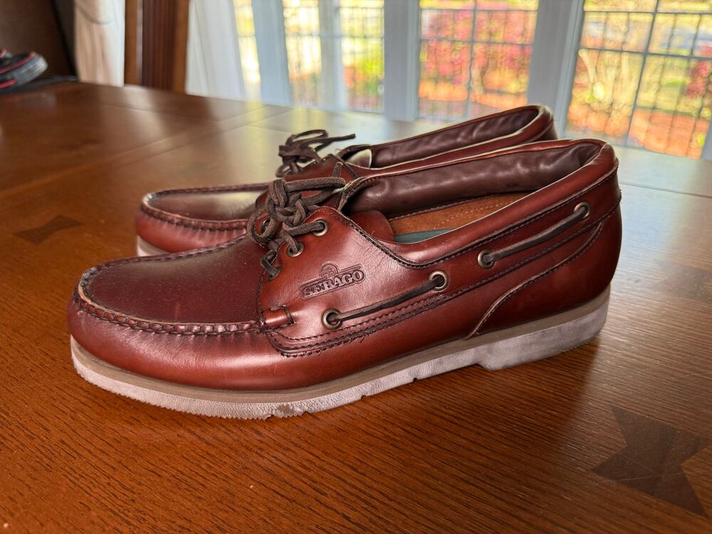 Sebago Docksiders Brown Leather 10.5W